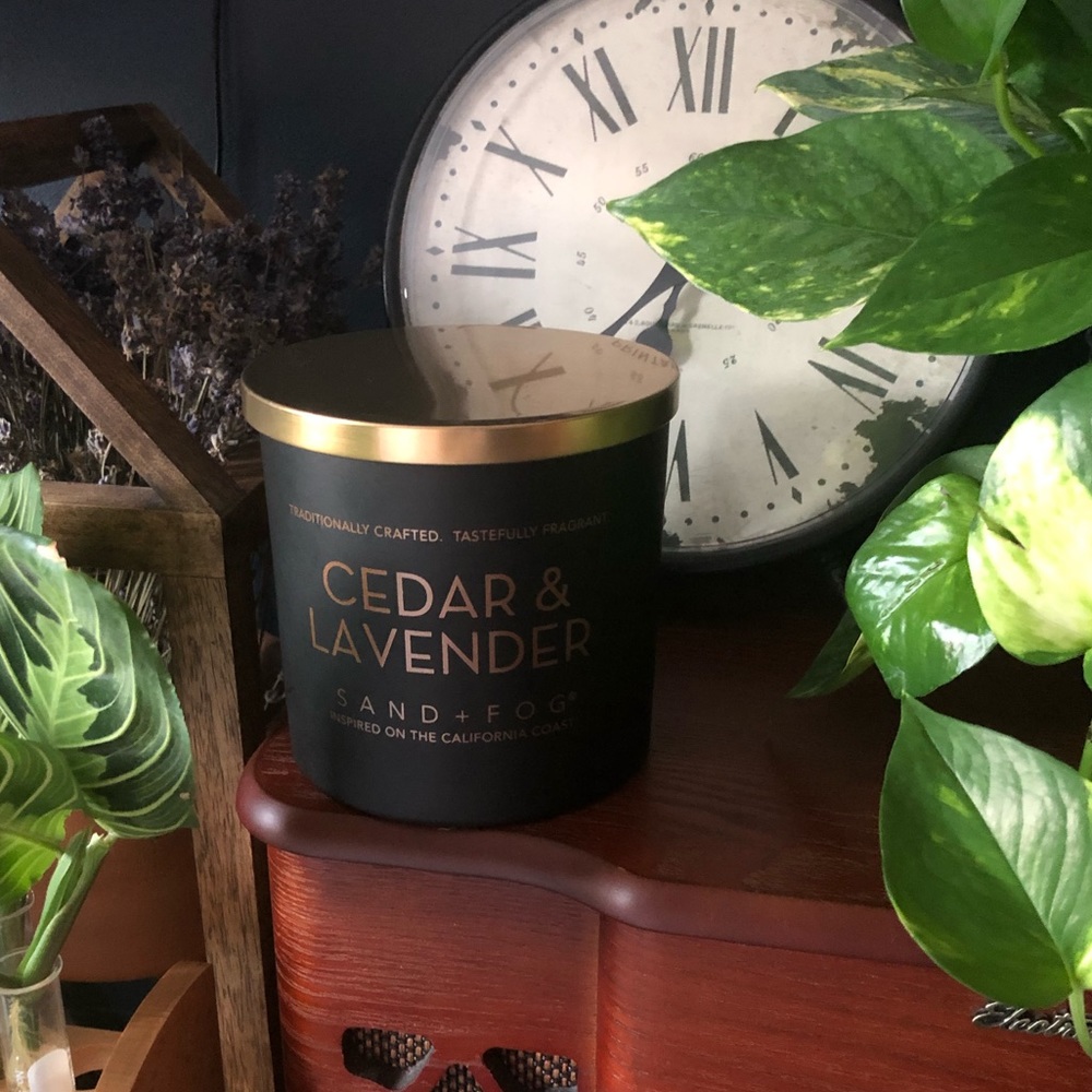 S+F (Sand + Fog) Large Candle-Cedar Lavender